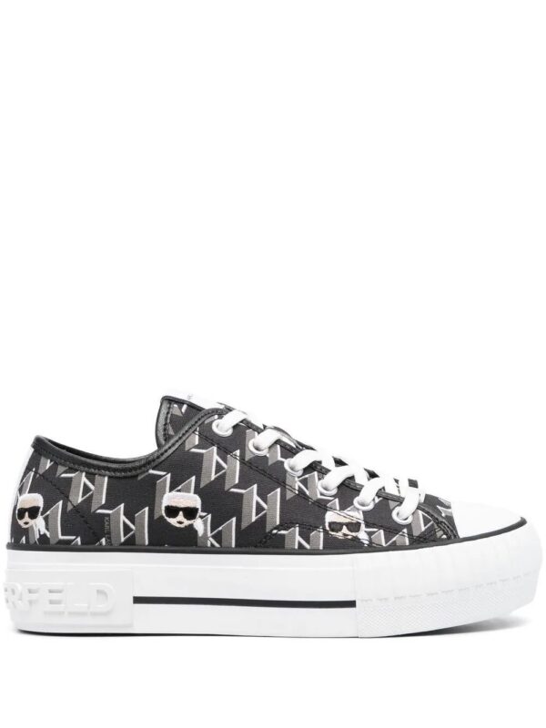 18858298_41489126_1000.jpg Karl Lagerfeld monogram-print low-top sneakers