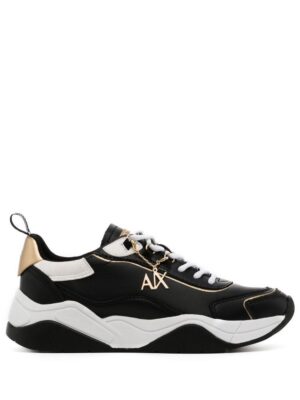 18871261_41651817_1000_323a99c3-47f6-4cfb-ac75-6d1f81108923.jpg Armani Exchange logo-charm leather lace-up sneakers