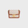 188882BZ4-01BC_1_LIB_W.jpg CELINE TEEN TRIOMPHE BAG IN Triomphe Canvas and Calfskin