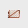 188882BZ4-01BC_3_LIB_W_956eb1e1-f490-4d4b-b534-e609ecf6cf14.jpg CELINE TEEN TRIOMPHE BAG IN Triomphe Canvas and Calfskin