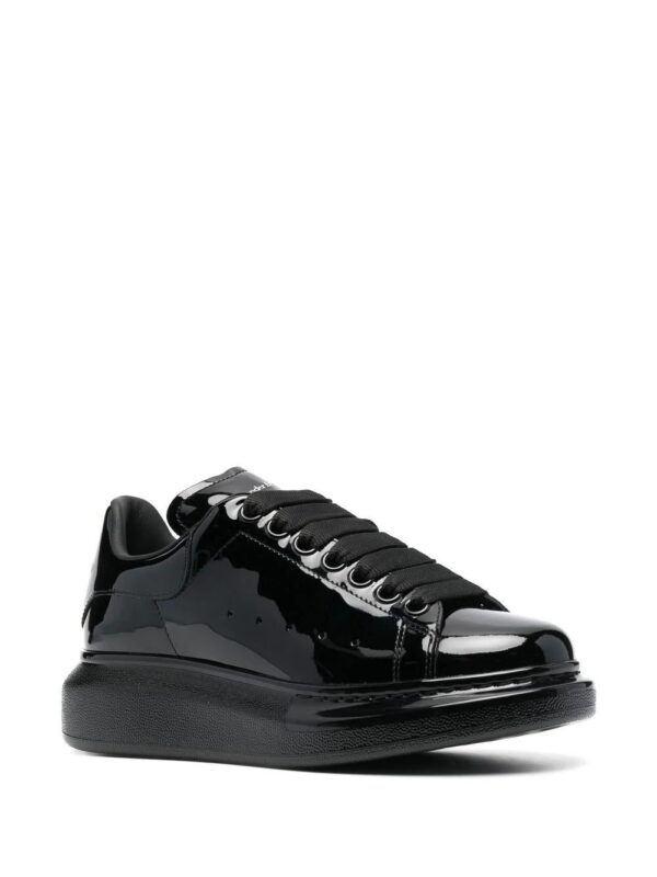 18914274_41129024_1000.jpg Alexander Mcqueen patent-leather low-top sneakers