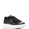18914280_41126947_1000.jpg Alexander Mcqueen patent-leather low-top sneakers