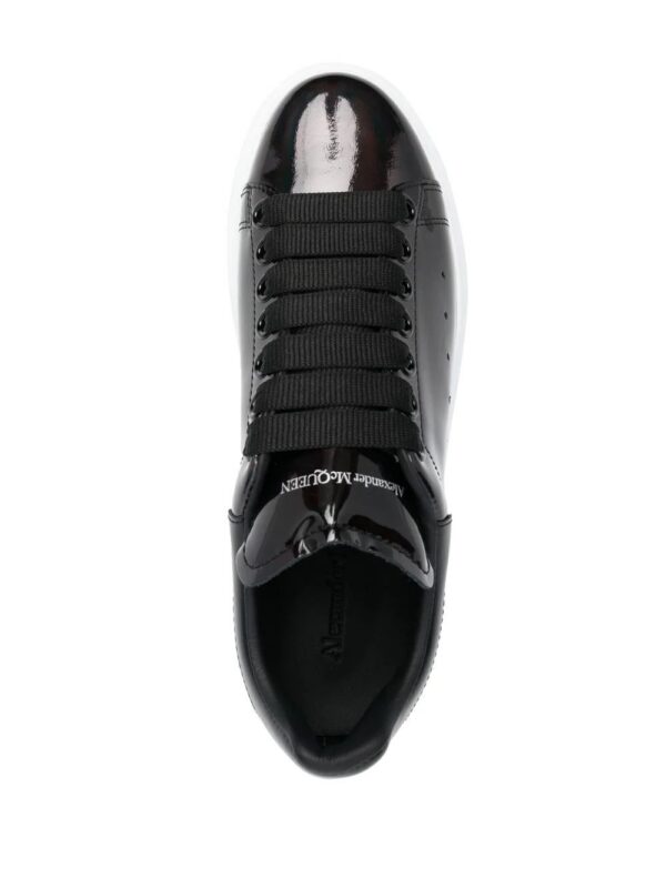 18914280_41126948_1000.jpg Alexander Mcqueen patent-leather low-top sneakers