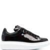 18914280_41126949_1000.jpg Alexander Mcqueen patent-leather low-top sneakers