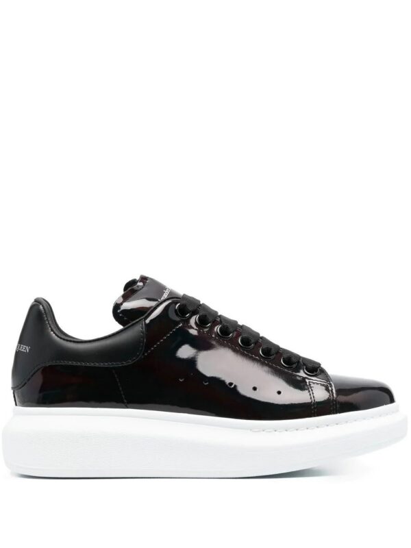 18914280_41126949_1000.jpg Alexander Mcqueen patent-leather low-top sneakers