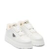 Prada triangle-plaque low-top sneakers