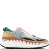 Chloé multi-panel lace-up sneakers