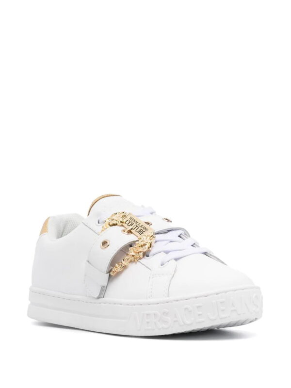 Versace Baroque-buckle low-top sneakers