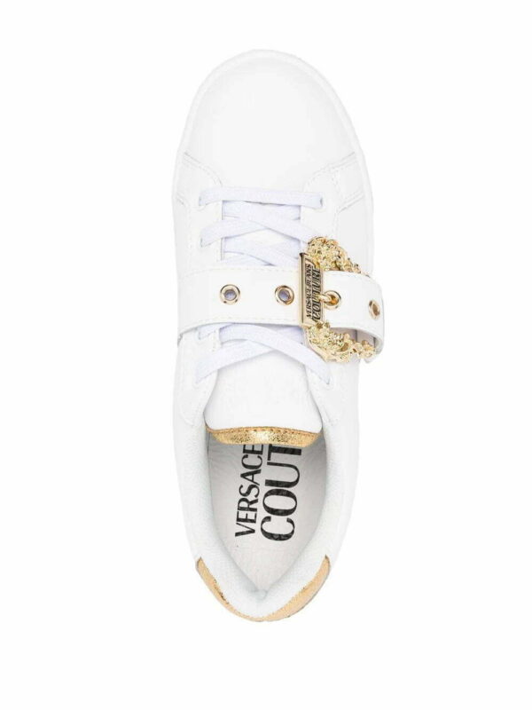 Versace Baroque-buckle low-top sneakers