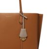Tory Burch  leather logo-print tote bag