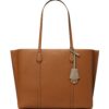 Tory Burch  leather logo-print tote bag