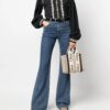Chloé  Woody logo-strap tote bag