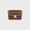 191242BZ4-04LU_1_LIB_W.jpg CELINE CLASSIQUE TRIOMPHE BAG IN Triomphe Canvas and Calfskin