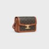 191242BZ4-04LU_2_LIB_W_36ae42f8-a80b-4545-93ec-18458778b3c6.jpg CELINE CLASSIQUE TRIOMPHE BAG IN Triomphe Canvas and Calfskin