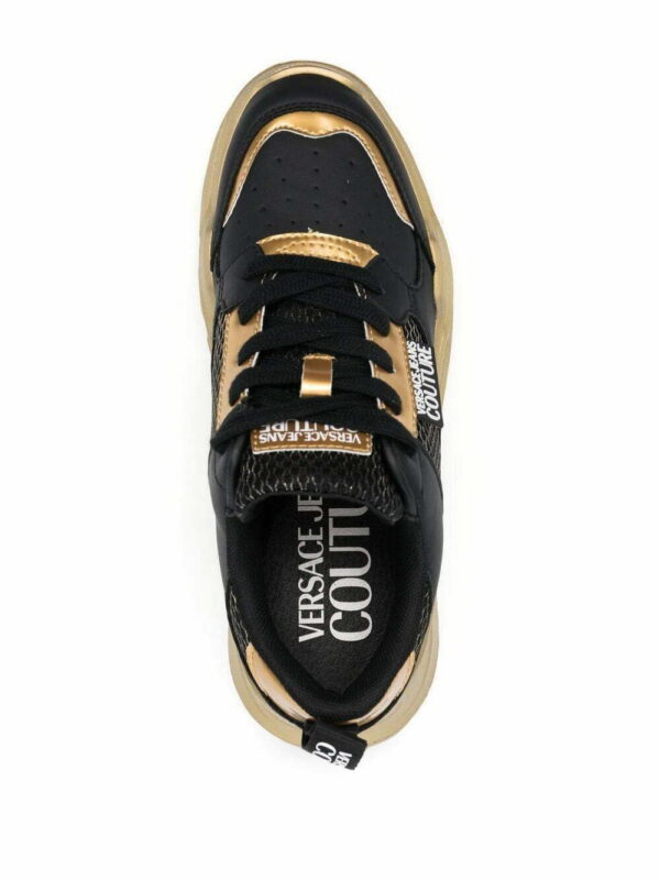 Versace lo-top leather sneakers