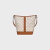 191442CAS-01BC_1_SUM21_613777.jpg CELINE Small Bucket IN Triomphe Canvas and calfskin