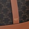 191442CAS-04LU_4_LIB_W.jpg CELINE Small Bucket IN Triomphe Canvas and calfskin