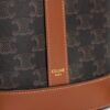 191442GH2-03TV_4_FW24_P2_W.jpg CELINE Small Bucket in TRIOMPHE CANVAS AND SHEARLING