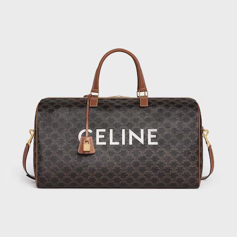 191472CYX-04LU_1_WIN19.jpg CELINE Large Travel Bag IN Triomphe Canvas with Celine Print