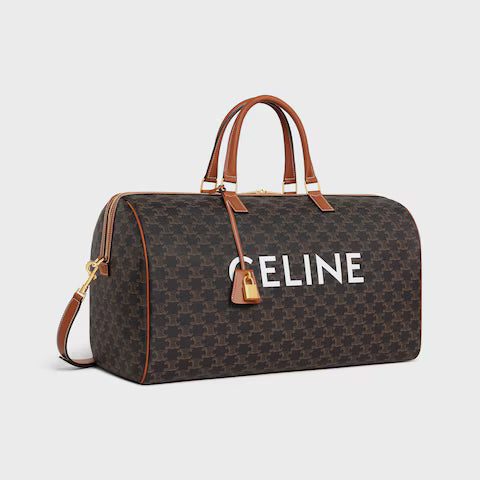 191472CYX-04LU_2_WIN19.jpg CELINE Large Travel Bag IN Triomphe Canvas with Celine Print