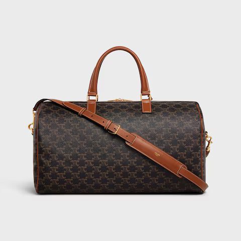 191482CYX-04LU_3_SUM23.jpg CELINE Medium Travel Bag IN Triomphe Canvas with Celine Print