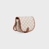 191502BZJ-01BC_2_LIB_613834.jpg CELINE Medium Folco bag in Triomphe Canvas and calfskin