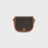 191502BZJ-04LU_1_SPR21_618886.jpg CELINE Medium Folco bag IN Triomphe Canvas and calfskin