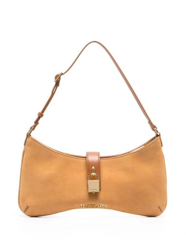19214370_44316792_1000.jpg Jacquemus Le Bisou Cadenas suede shoulder bag