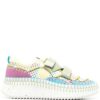 19217068_43508636_1000.jpg Chloé Nama touch-strap sneakers