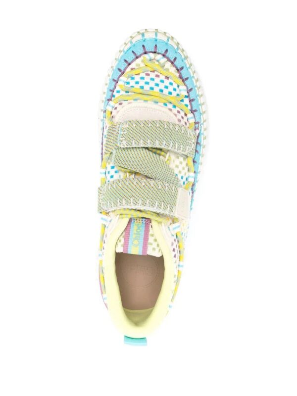 19217068_43508640_1000.jpg Chloé Nama touch-strap sneakers