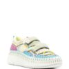 19217068_43509032_1000.jpg Chloé Nama touch-strap sneakers