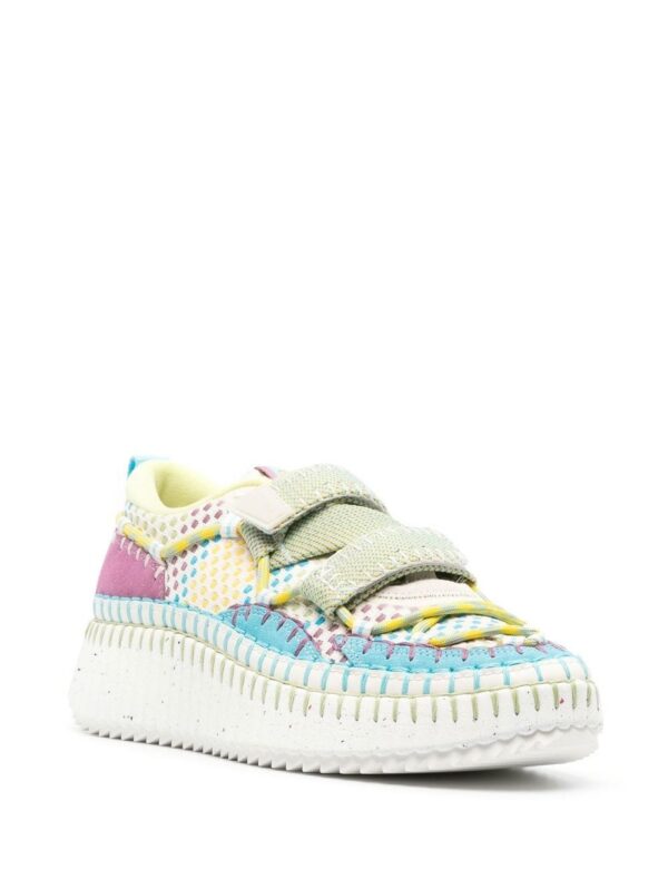 19217068_43509032_1000.jpg Chloé Nama touch-strap sneakers