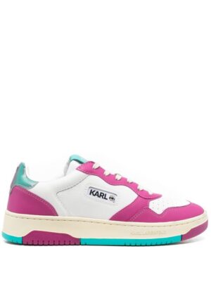 19218952_43388529_1000_8a91ccef-7965-41a7-af25-eb4c73822cc4.jpg Karl Lagerfeld colour-panelled leather sneakers