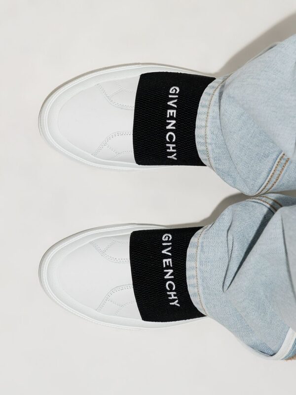 Givenchy logo-webbing low-top sneakers