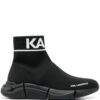 19286101_42392611_1000.jpg Karl Lagerfeld logo sock-style sneakers