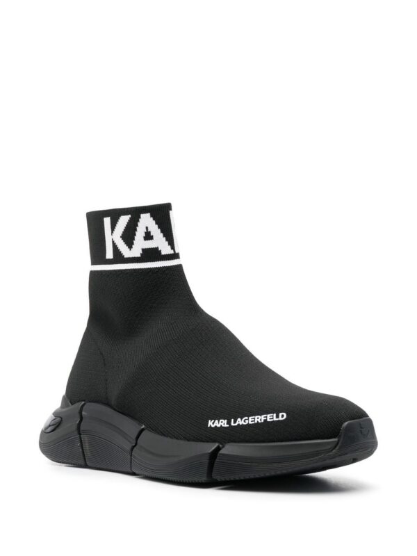 19286101_42394217_1000.jpg Karl Lagerfeld logo sock-style sneakers