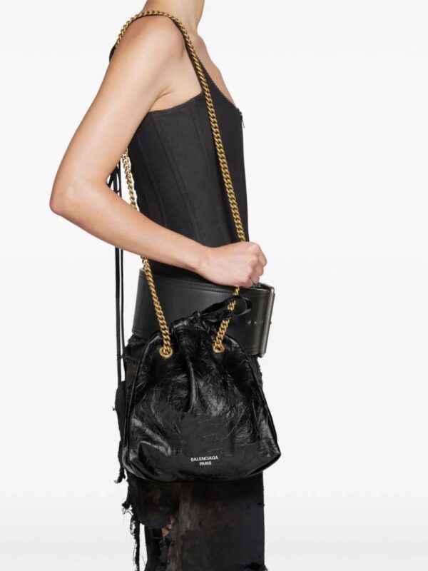 Balenciaga  small Crush leather tote bag