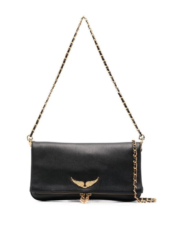 19308510_43240034_1000.jpg Zadig&Voltaire Rock logo-plaque shoulder bag