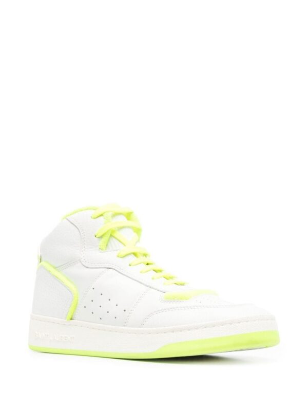 19357149_42539551_1000_a3c213c4-7d15-48f6-807b-6a0b8f3a1578.jpg Saint Laurent two-tone high-top sneakers