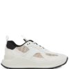 Burberry check mesh low-top sneakers