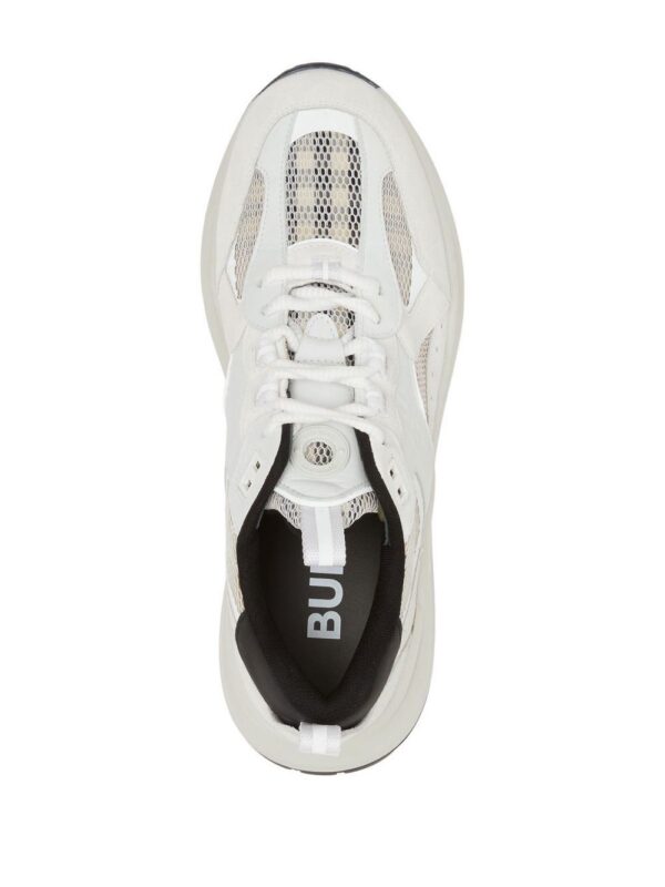 Burberry check mesh low-top sneakers