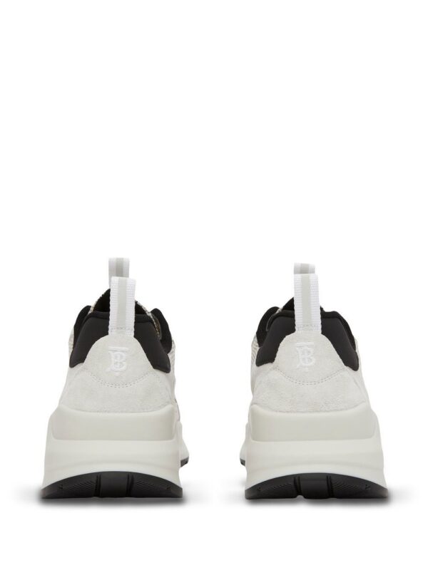 Burberry check mesh low-top sneakers