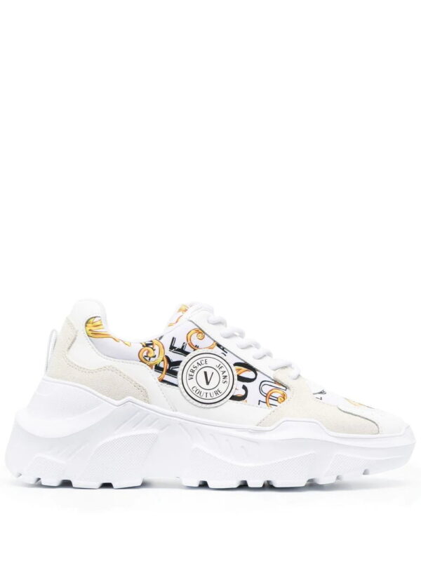 Versace Jeans Couture  baroque-pattern print sneakers