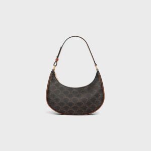 193952BZJ-04LU_1_SS24_P1_W.jpg CELINE Ava Bag IN Triomphe Canvas and calfskin
