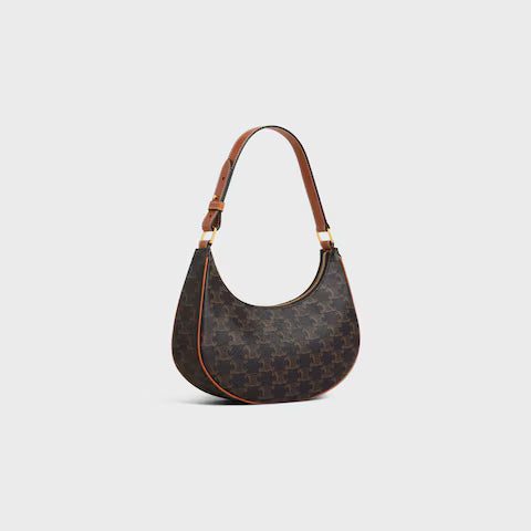 193952BZJ-04LU_3_SS24_P1_W.jpg CELINE Ava Bag IN Triomphe Canvas and calfskin