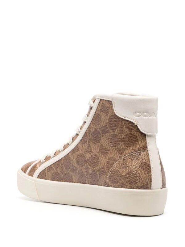 19411501_42688046_1000.jpg Coach monogram-pattern lace-up sneakers