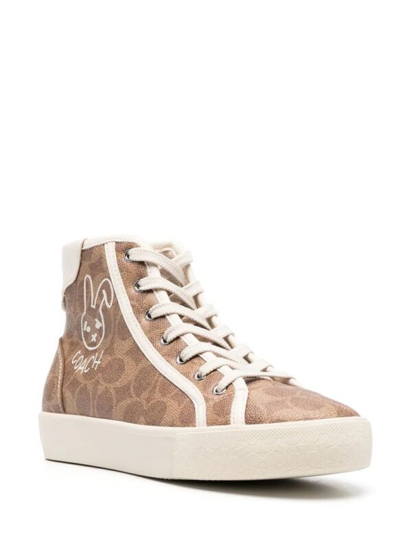 19411501_42688052_1000.jpg Coach monogram-pattern lace-up sneakers
