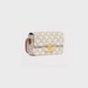 194142CUZ-01BC_2_SUM21_613682.jpg CELINE SHOULDER BAG CLAUDE IN Triomphe canvas and calfskin