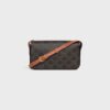 194142CUZ-04LU_3_WIN25_W.jpg CELINE SHOULDER BAG CLAUDE IN Triomphe canvas and calfskin