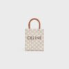 194372BZK-01BC_1_LIB_613841.jpg CELINE Mini Vertical Cabas IN Triomphe Canvas with Celine print